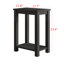 Ensemble 3 pièces de fauteuils de chambre décoratifs et table de bout haute Kolar