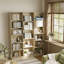 188 cm H x 149 cm W Particle Board Bookcase
