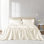 Drap-housse pour lit simple 100% satin 4 pièces - froissé, texture lisse, doux pour la peau et les cheveux, frisottis apprivoisés, réduire les bris, sans boulochage, peau douce, taies d'oreiller ouvertes, matelas ajustés jusqu'à 16 po, aide avec