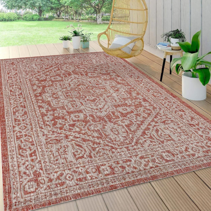 Floral Machine Tufted 236cm X 305cm Area Rug