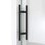 Ensemble de douche coulissante sans cadre DreamLine Enigma-X P 34 1/2 po x l 68 3/8 - 72 3/8 po x H 76 po noir mat-85571395-131231145-131231146