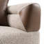 Plume - Modern Brown Fabric Sofa