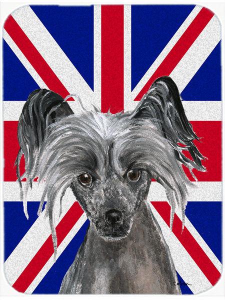 Planche à découper en verre à drapeau britannique britannique caroline Union Jack