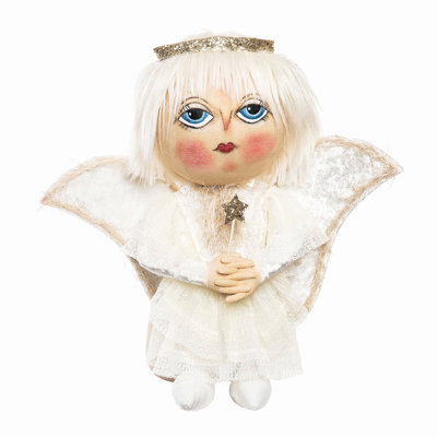 Celeste Angel Joe Spencer Gathered Traditions Christmas Art Doll Figure