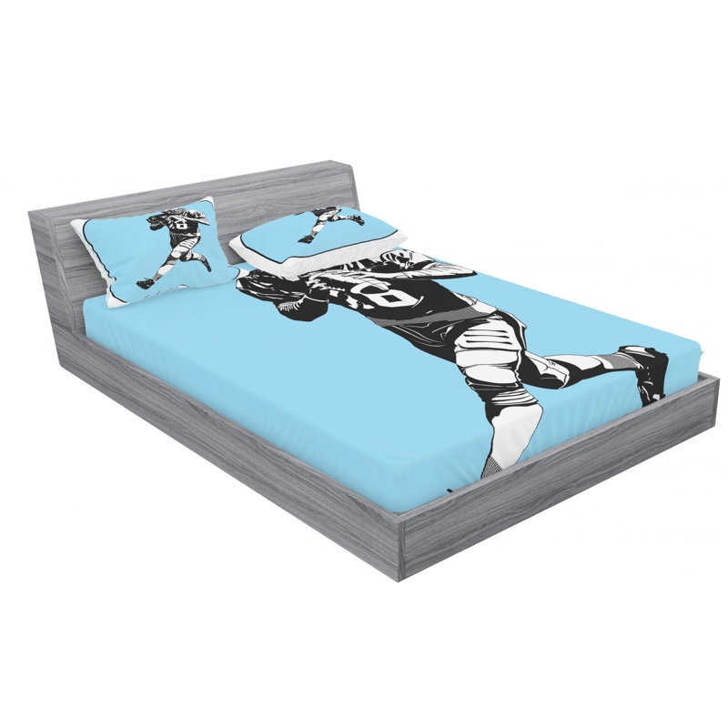 Microfiber Sheet Set, Queen Sheet Set with Fitted Sheet