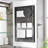 LED Large Rectangular Aluminum Alloy Surface Mount Medicine Cabinet With Mirror