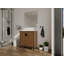 Armoire de meuble-lavabo autoportante 30 po avec 2 portes, structure en bois d'ingénierie (armoire seulement) | Idée de cadeau