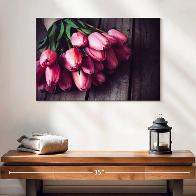 Tulipes roses Harnek, H 16 po x l 24 po