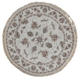 High-Quality Hand-Knotted Ivory Area Rug