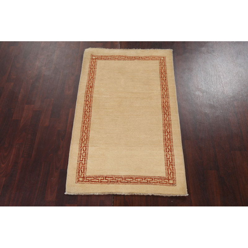Tapis oriental Jadrien Gabbeh Kashkoli noué à la main 3 x 5