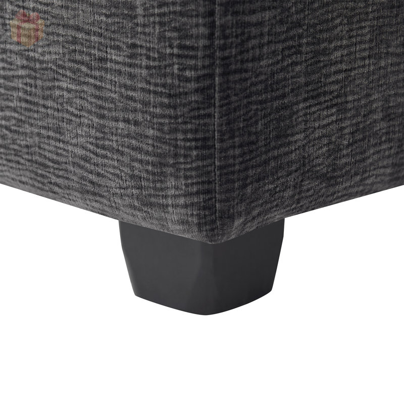 Canapé modulaire en chenille avec assise personnalisable, structure durable et coussins en mousse haute densité confortables