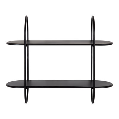 Rusne 2 Piece Oval Metal Floating Shelf