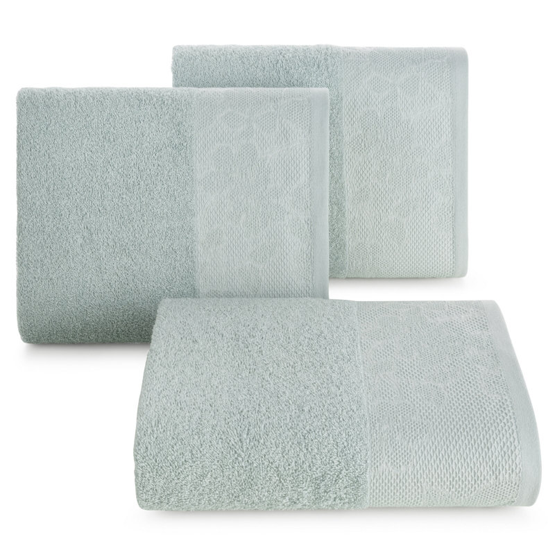 Hulac Midweight Jacquard Hand Towel, Mint
