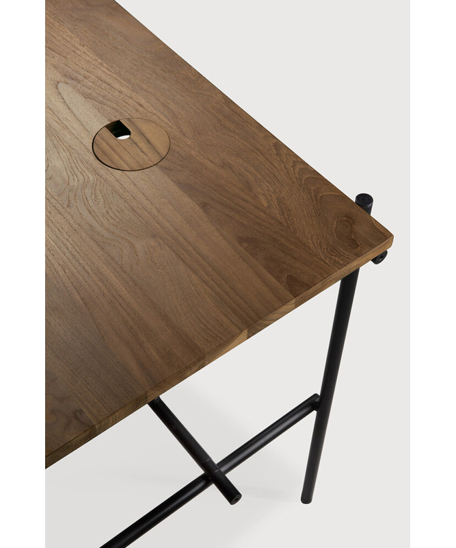Oscar Solid Wood Writing Desk, 30" H x 55.5" W x 28" D
