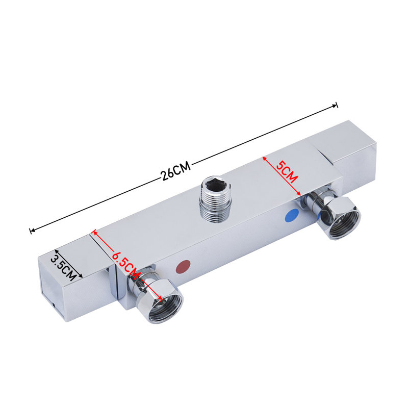Thermostatic Shower Mixer Temperature Control Valve