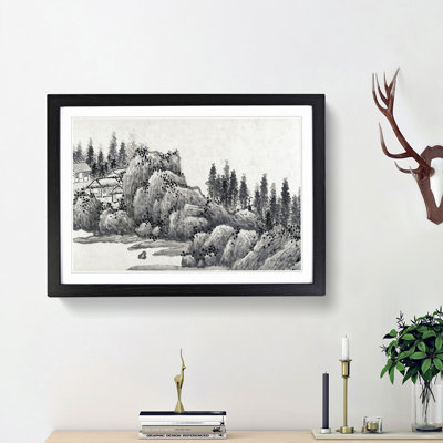 Landscape Vol.12 by Shen Zhou - Picture Frame Drawing Print