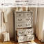 Commode rustique en bois à 6 tiroirs Helmick Farmhouse-95008856