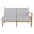 Santa Barbara Teak Outdoor Right Arm Facing Sectional Sofa-110920336-48656511-63326307