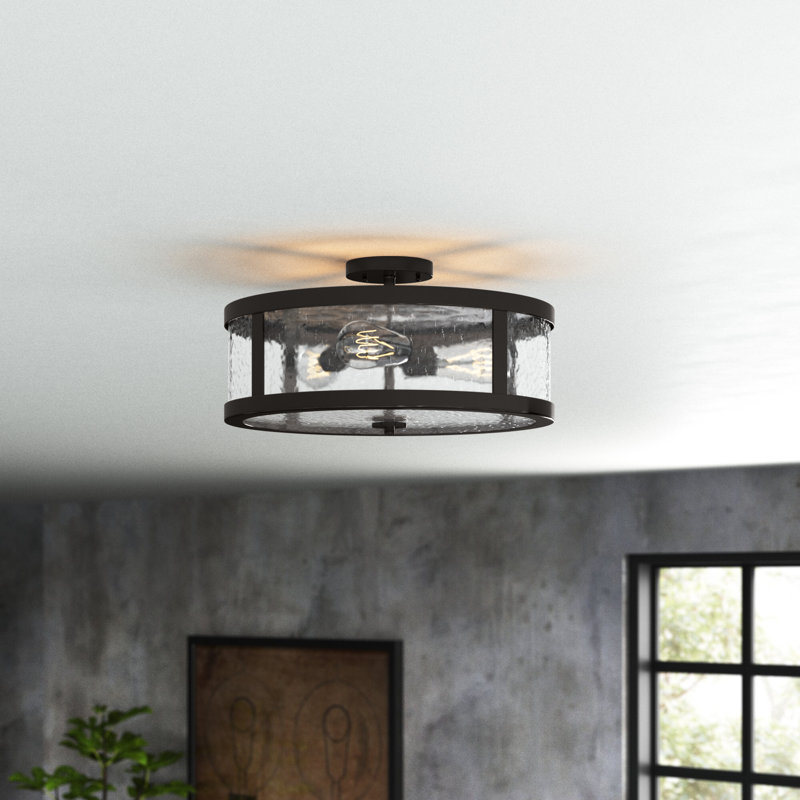 Harrow Large Semi-Flush Mount from Visual Comfort Studio, Oil Rubbed Bronze