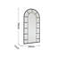 Miroir de plancher surdimensionné en métal Jesselyn