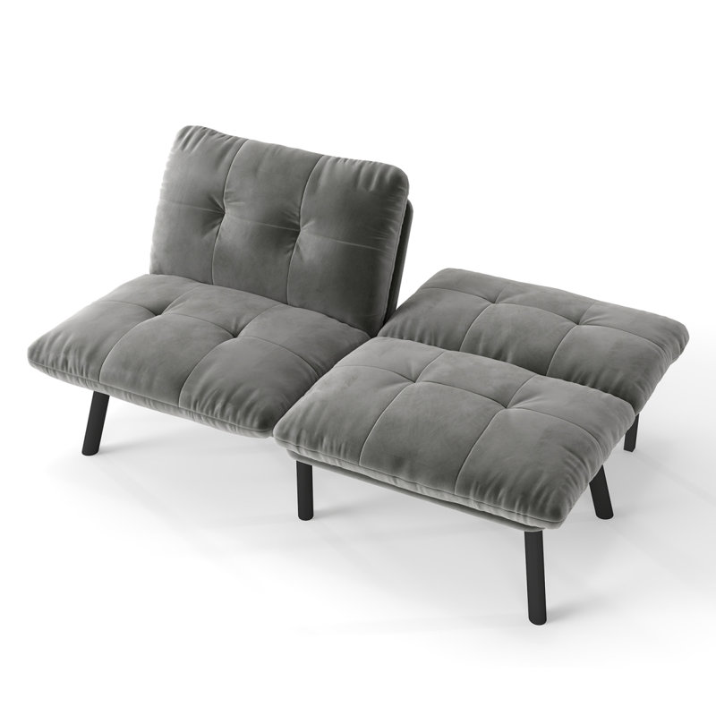 Canapé-lit convertible pliant moderne, Gris