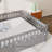 Full Size Floor Bed For Children With High Rails,Light And Storage Shelf-773451492