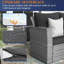 4-Piece Wicker Patio Conversation Set-2134639264