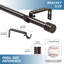 Tringle à rideaux simple ajustable 0,62 po Sweitzer-148547070-148547065