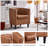 Birkan Faux Leather Armchair