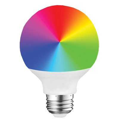4 Watt, G25 LED Smart, Dimmable Light Bulb Color Changing Tunable White E26/Medium (Standard) Base