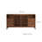 Teandrea Solid Wood Accent Cabinet