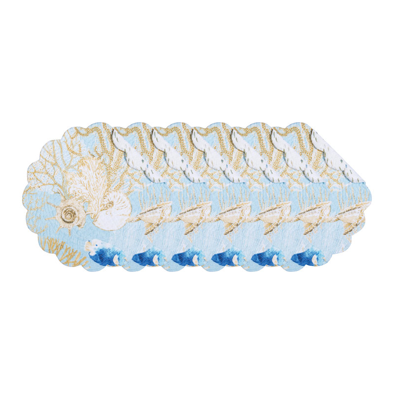 Ensemble de 6 napperons Belmont Reef
