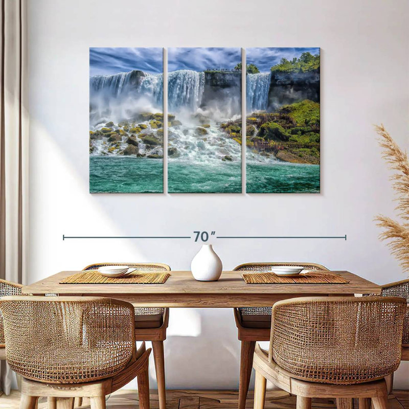 Alvord Niagara Falls Stream, H 36 po x l 57 po