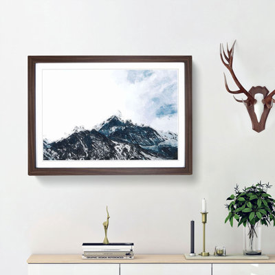 Fish-Tail Mountain in Nepal - Picture Frame Painting Print