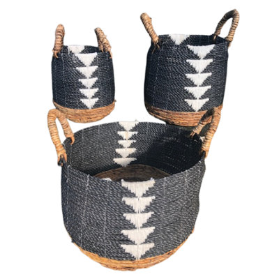 Set of 3 Arrow Baskets