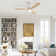 Kemp 52" 3-Solid Wood Blade Propeller Modern Ceiling Fan With LED Lights, Remote