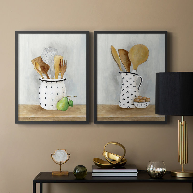 Impression encadrée I-Premium de Cottage Kitchen - prêt à être accroché - aucun clou requis - aucun clou requis