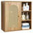 Bathroom Wall Cabinet Over Toilet Storage Medicine Cabinet Door & Shelves
