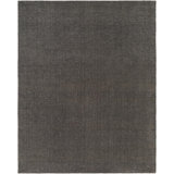 Davala Hand Knotted Wool Vintage Look Area Rug in Black