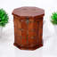 Solid Wood Abstract Accent Chest
