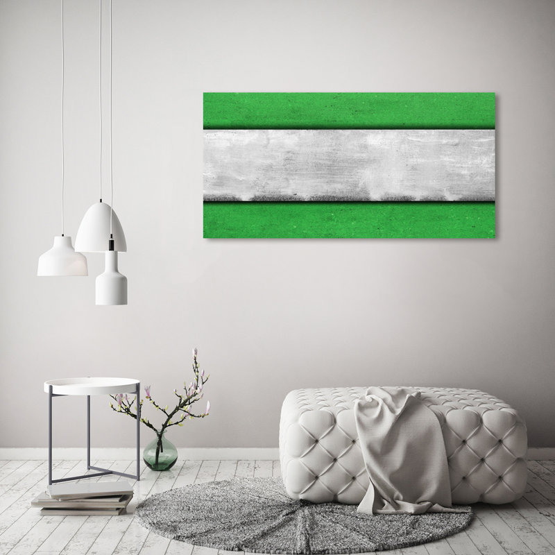 Green Wall - Wrapped Canvas Print