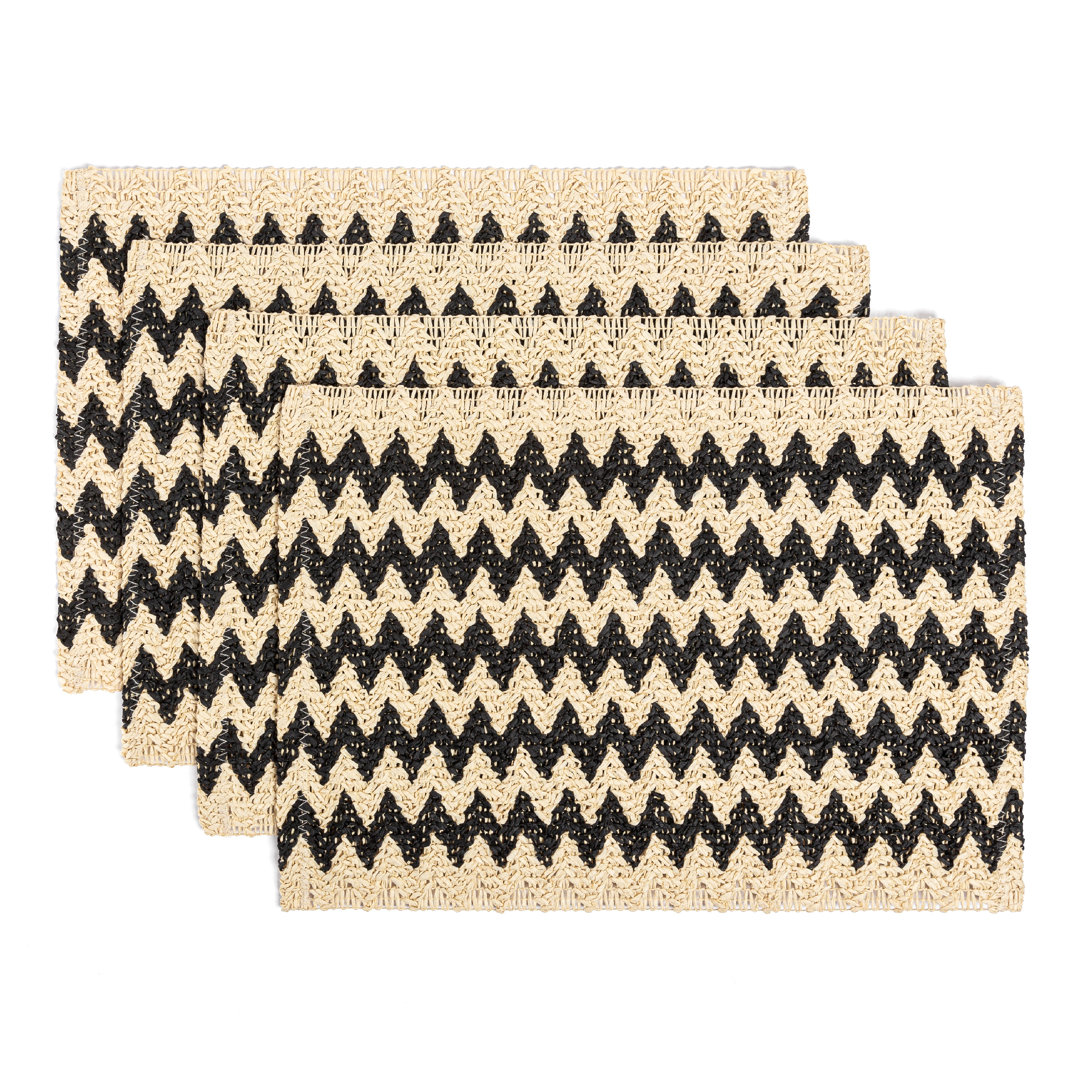 over&back Woven Fiber Placemats (Set of 4) over&back