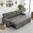 86'' Upholstered Pull-Out Sofa Bed