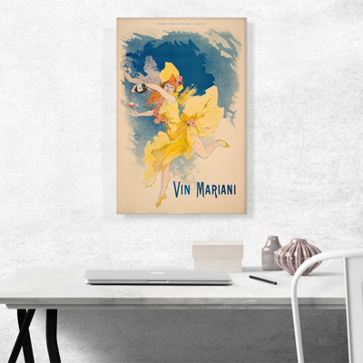" Vin Mariani 1894 " Oil Print