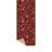 Homeline Non-Slip Rubberback Floral Leaves Indoor Runner Rug, Dark Red-1698707245-1699440360
