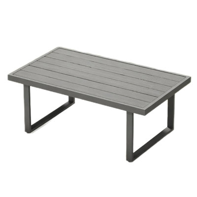Outdoor modular aluminum patio conversation set by Wildon Home