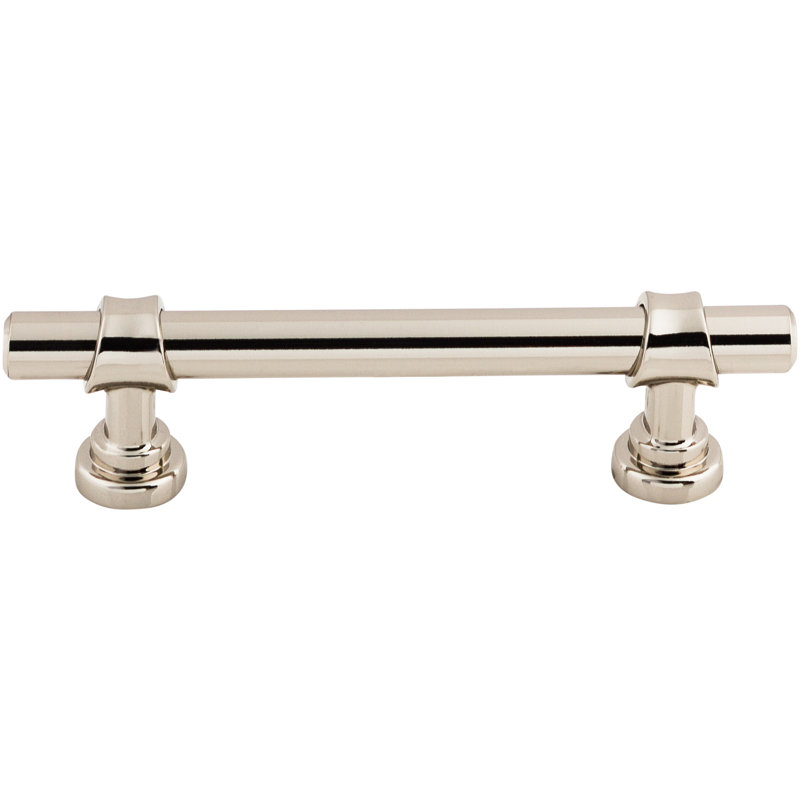 Bit 3 3/4" Center to Center Bar Pull, Polished Nickel