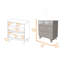Commode 2 tiroirs Aaron - gris clair-1488891032