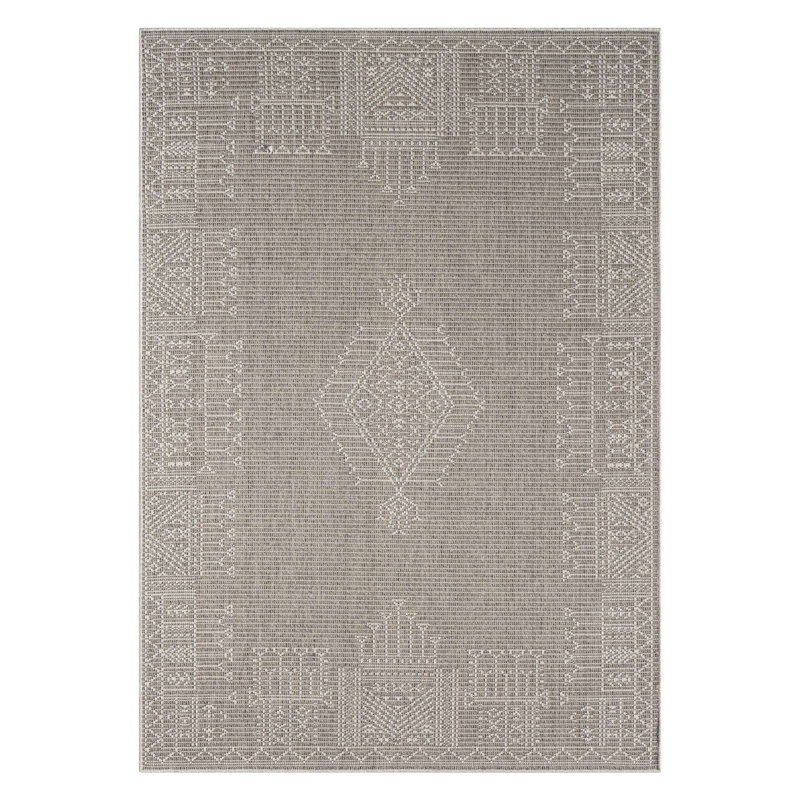 Lybarger Pavilion Medallion Area Rug, Rectangle 3'3" x 5'
