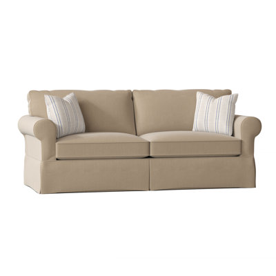 Canapé à accoudoirs roulés avec coussins réversibles Thames